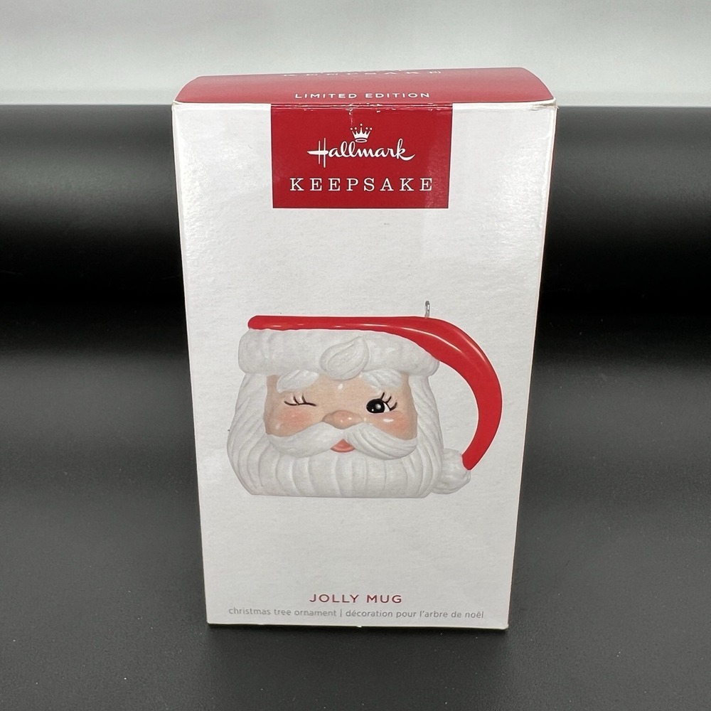 2025 Hallmark Jolly Mug VIP Gift Limited Edition Keepsake Ornament